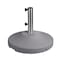 Us Weight 80 lb Umbrella Base, Grey FUB80G - alternate 3
